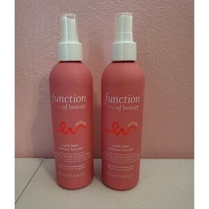 Function of Beauty Curly Hair Curls with Benefits Spray 7oz Lot of 2 Coconut Oil